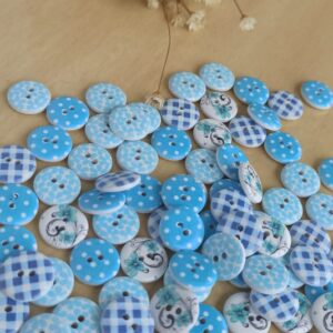 Botões de madeira mix inverno