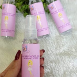 Água perfumada para tecido 60ml aroma Cheirinho de bebê