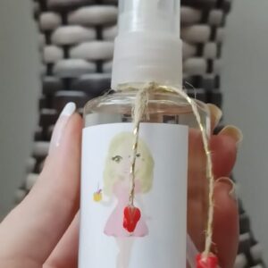 Água perfumada para tecido 60ml aroma morango