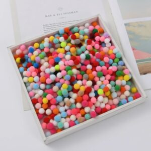 Pompom 8mm pacote com 50und