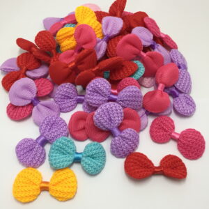 Duo lacinho de crochê 4,5cm