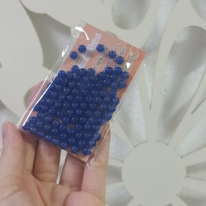 Pérola azul marinho – 5mm – 10 gramas