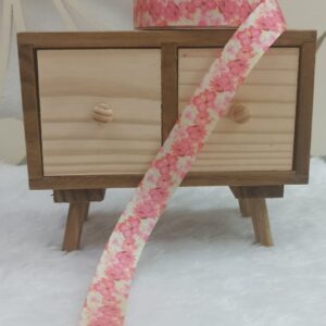 Fita 100% poliéster 23mm - Floral 02
