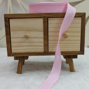 Viés 100% algodão 20mm – cor rosa bebê