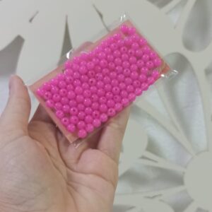 Pérola pink – 5mm – 10 gramas