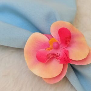 Porta guardanapo - orquídea rosa