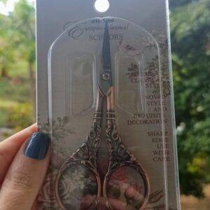 Tesoura Vintage Retrô cobre