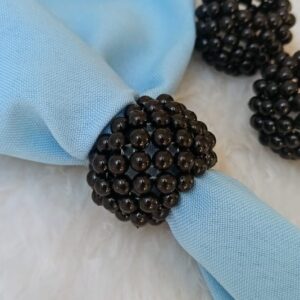 Porta guardanapo - modelo ouriço - preto