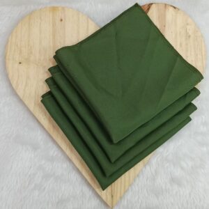 Guardanapo em tecido oxford - verde escuro
