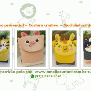 Curso presencial - Mochilinha infantil
