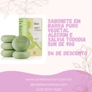 Natura - Sabonete em barra Alecrim e Sálvia