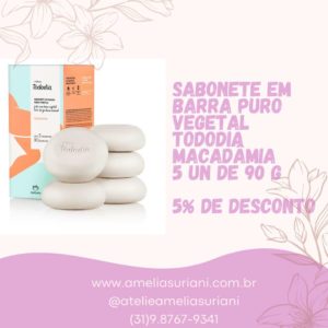 Natura – Sabonete em barra Macadâmia