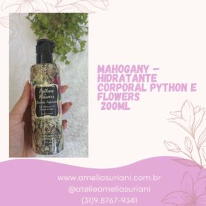 Mahogany - Hidratante corporal Python & Flowers 200ml