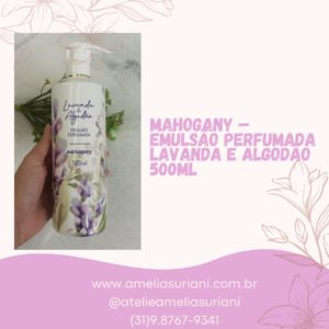 Mahogany - Hidratante corporal Lavanda e Algodão 500ml