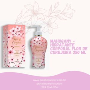 Mahogany - Hidratante corporal Flor de Cerejeira 350 ml