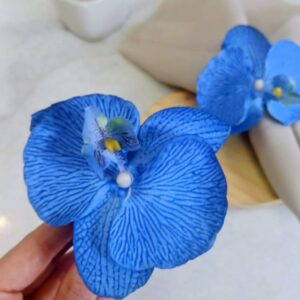 Porta Guardanapo - Orquídea Azul - kit com 6 unds