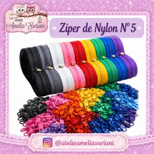 Zíper de nylon nº 5 - metro